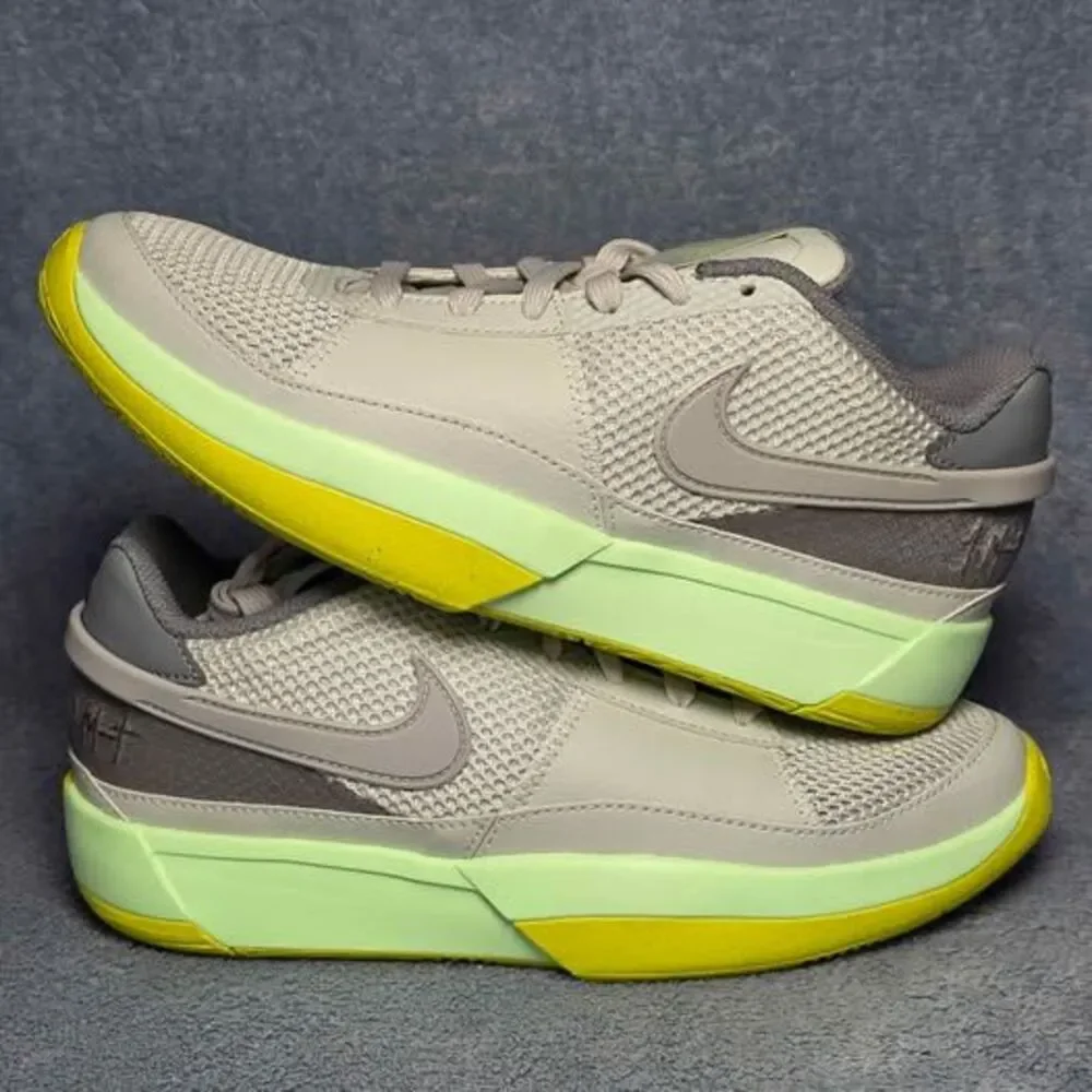 Nike JA 1 GS Youth Sneakers Light Silver Cyber Size Youth 6.5Y or Womens 8
